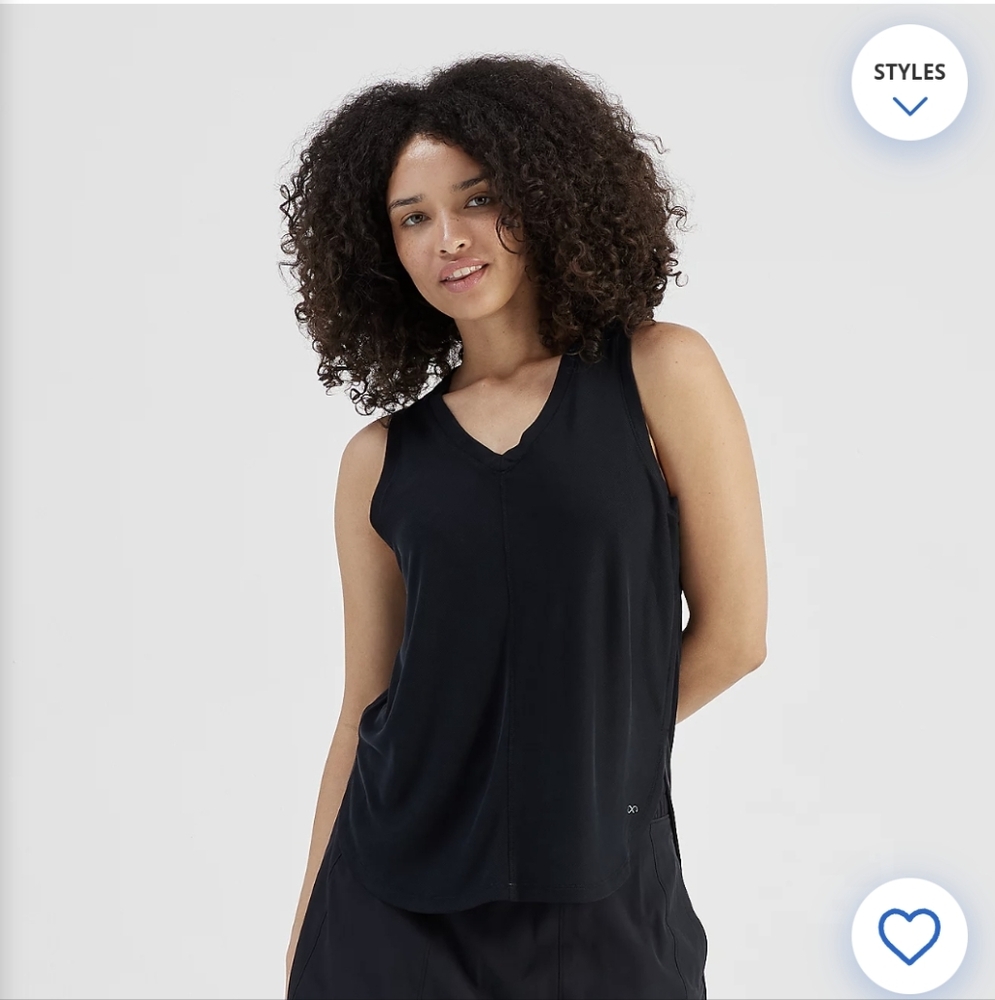 NWT FREELY ATHLETIC PAYTON V-NECK TRANSIT TANK TOP